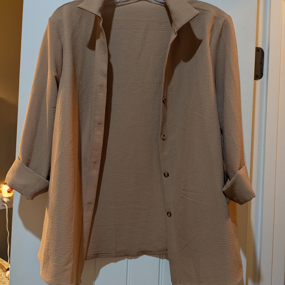 Tan Overshirt